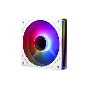 Thermalright TL-M12W-S 120mm White PWM Case Fan, High Airflow Cooling Design, Optimized Blade Structure, Low Noise Performance, PC Case and Radiator Cooling Fan