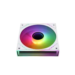 Thermalright TL-M12W-S 120mm White PWM Case Fan, High Airflow Cooling Design, Optimized Blade Structure, Low Noise Performance, PC Case and Radiator Cooling Fan