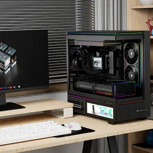 Thermalright TL-UB24 ARGB Case Fan Black, 240mm Dual-Fan Frame Design, Dual 120mm PWM Fans, 2150 RPM Maximum Speed, Integrated Addressable RGB Lighting, High-Airflow Cooling Solution