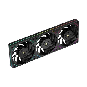 Thermalright TL-UB36 R ARGB Case Fan Black, 360mm Single-Frame Design, Triple 120mm PWM Fans, 2150 RPM Maximum Speed, Integrated Addressable RGB Lighting, High-Airflow Cooling Solution