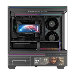 Thermalright TL-UB36 R ARGB Case Fan Black, 360mm Single-Frame Design, Triple 120mm PWM Fans, 2150 RPM Maximum Speed, Integrated Addressable RGB Lighting, High-Airflow Cooling Solution