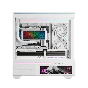 Thermalright TL-UB36RW ARGB Case Fan White, 360mm Single-Frame Design, Triple 120mm PWM Fans, 2150 RPM Maximum Speed, Integrated Addressable RGB Lighting, High-Airflow Cooling Solution