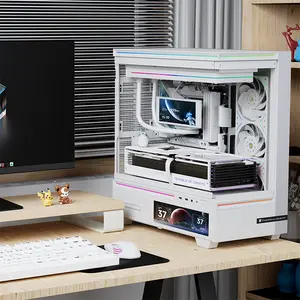 Thermalright TL-UB36RW ARGB Case Fan White, 360mm Single-Frame Design, Triple 120mm PWM Fans, 2150 RPM Maximum Speed, Integrated Addressable RGB Lighting, High-Airflow Cooling Solution