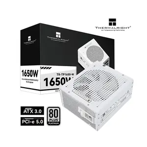Thermalright TP-1650-W Power Supply White, 1650W Output Capacity, 80 PLUS Platinum Certified Efficiency, Fully Modular Cable Design, ATX 3.0 and PCIe 5.0 Ready High-Performance PSU