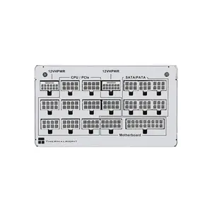 Thermalright TP-1650-W Power Supply White, 1650W Output Capacity, 80 PLUS Platinum Certified Efficiency, Fully Modular Cable Design, ATX 3.0 and PCIe 5.0 Ready High-Performance PSU