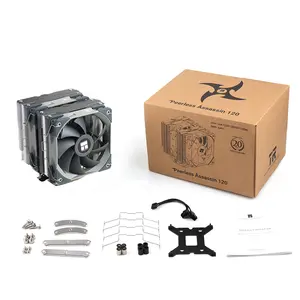 Thermalright Peerless Assassin 120 CPU Air Cooler, Dual Tower Heatsink Design, 6 Copper Heatpipes, Dual 120mm PWM Fans, High-Performance Air Cooling Solution for Gaming and Workstation Processors