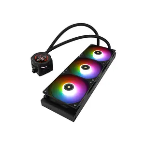 Thermalright Core Vision 360 LCD ARGB CPU Liquid Cooler, 360mm Radiator, Triple 120mm ARGB PWM Fans, Integrated LCD Display, High-Performance All-In-One Liquid Cooling Solution