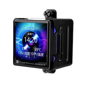 Thermalright TR 360 ELITE VISION LCD ARGB 360 LCD ARGB CPU Liquid Cooler, 360mm Radiator, Triple 120mm ARGB Fans, IPS LCD Screen
