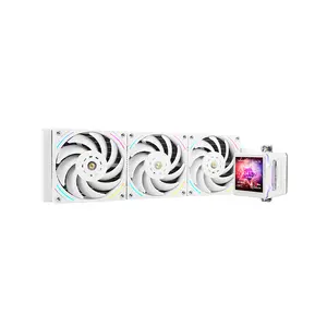 Thermalright TR 360 ELITE VISION LCD ARGB 360 LCD ARGB CPU Liquid Cooler, 360mm Radiator, Triple 120mm ARGB Fans, IPS LCD Screen