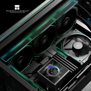 Thermalright TR 360 PEERLESS VISION 360 ARGB CPU Liquid Cooler, 360mm Radiator, Triple 120mm ARGB Fans, 3.95-Inch LCD Screen