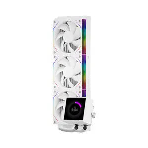 Thermalright TR 360 PEERLESS VISION 360 ARGB CPU Liquid Cooler, 360mm Radiator, Triple 120mm ARGB Fans, 3.95-Inch LCD Screen
