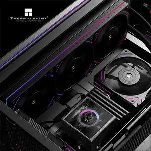 Thermalright TR 360 PEERLESS VISION UB 360 ARGB CPU Liquid Cooler, 360mm Radiator, Triple 120mm ARGB Fans, 3.95-Inch LCD Screen