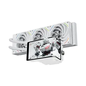Thermalright TR 360 WONDER VISION TURBO 360 Turbo ARGB CPU Liquid Cooler, 360mm Radiator, Triple 120mm ARGB Fans, 6.67-Inch LCD Screen