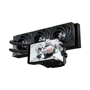 Thermalright TR 360 WONDER VISION TURBO 360 Turbo ARGB CPU Liquid Cooler, 360mm Radiator, Triple 120mm ARGB Fans, 6.67-Inch LCD Screen