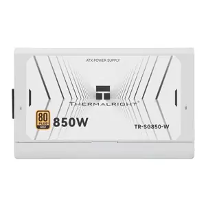 Thermalright TR-SG850-W 850W White 80 Plus Gold Fully Modular ATX 3.1 Power Supply, PCIe 5.1 Ready High Efficiency Gaming PSU