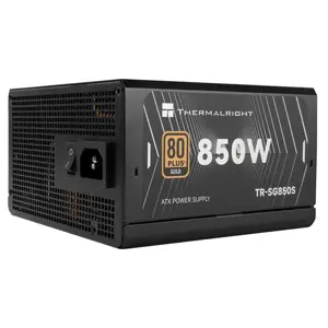Thermalright TR-SG850S 850W Power Supply, 80 Plus Gold Certified Efficiency, Non-Modular Cable Design, ATX 3.1 and PCIe 5.1 Ready High-Performance Gaming PSU