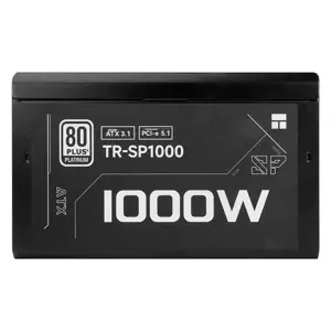 Thermalright TR-SP1000 1000W Power Supply, 80 Plus Platinum Certified Efficiency, Fully Modular Sleeved Cables, ATX 3.1 and PCIe 5.1 Ready, High-Performance Gaming PSU