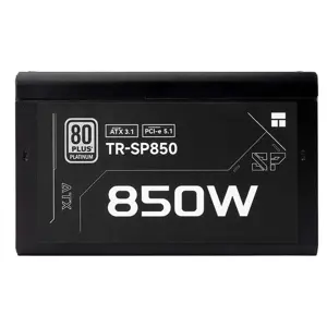 Thermalright TR-SP850 850W Power Supply, 80 Plus Platinum Certified Efficiency, Fully Modular Sleeved Cable Design, ATX 3.1 and PCIe 5.1 Ready High-Performance Gaming PSU