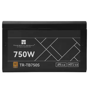Thermalright TR-TB750S 750W 80 Plus Bronze Non-Modular ATX 3.0 Power Supply, Reliable PCIe Ready Gaming PSU with Efficient Cooling Design
