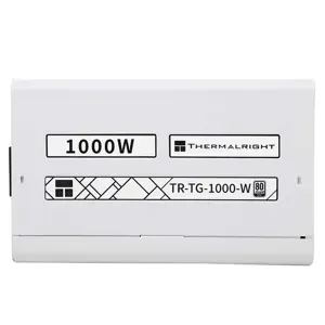 Thermalright TR-TG1000-W 1000W 80 Plus Gold ATX 3.0 Power Supply, White Edition, High Efficiency PCIe 5.0 Ready Gaming PSU