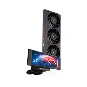 Thermalright TR 360 TROFEO VISION 360 ARGB CPU Liquid Cooler, 360mm Radiator, Triple 120mm ARGB Fans, 6.86-Inch LCD Screen