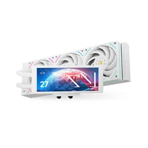 Thermalright TR 360 TROFEO VISION 360 ARGB CPU Liquid Cooler, 360mm Radiator, Triple 120mm ARGB Fans, 6.86-Inch LCD Screen