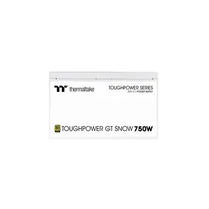Thermaltake Toughpower GT 750W Snow Power Supply White Edition, 80 PLUS Gold Certified Efficiency, Fully Modular Cable Design, High-Performance Gaming PSU
