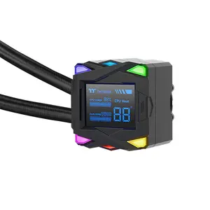Thermaltake LA240-S ARGB 240mm AIO Liquid Cooler with 2.4 Inch Segment LCD, Dual Fan High Performance CPU Cooling System
