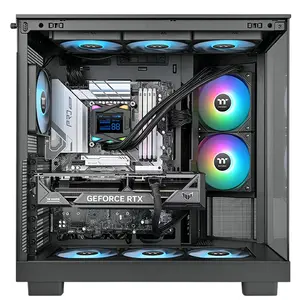 Thermaltake LA240-S ARGB 240mm AIO Liquid Cooler with 2.4 Inch Segment LCD, Dual Fan High Performance CPU Cooling System