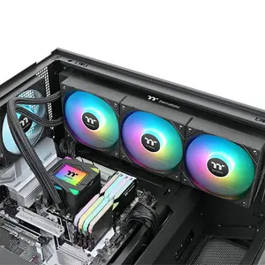 Thermaltake LA360 ARGB 360mm AIO Liquid Cooler, Triple Fan High-Performance CPU Cooling System, ARGB Lighting Effects, Premium Liquid Cooling Solution
