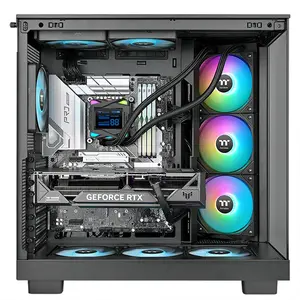 Thermaltake LA360-S ARGB 360mm AIO Liquid Cooler with 2.4 Inch Segment LCD, Triple Fan High Performance CPU Cooling System