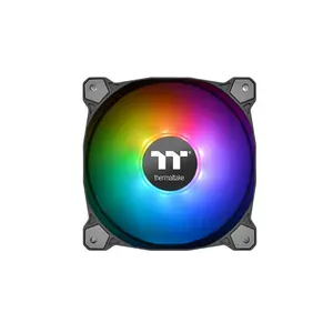 Thermaltake Pure 12 Black ARGB 120mm Cooling Fan TT Premium Edition, Triple Fan Pack, Addressable RGB Lighting Effects, High-Airflow PC Cooling Solution