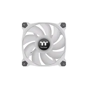 Thermaltake Pure Duo 12 White ARGB 120mm Cooling Fan Kit, Dual Fan Pack, TT Premium Edition with Addressable RGB Lighting