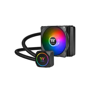 Thermaltake TH120 ARGB Sync 120mm AIO Liquid Cooler, Single Fan CPU Water Cooling System, ARGB Lighting Effects, Compact Liquid Cooling Solution