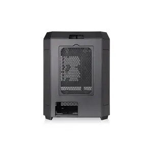 Thermaltake The Tower 600 Vertical Gaming Case Black Edition, Panoramic Tempered Glass Design, High-Airflow Vertical Chassis, Premium Showcase Gaming PC Case