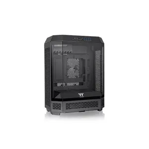 Thermaltake The Tower 600 Vertical Gaming Case Black Edition, Panoramic Tempered Glass Design, High-Airflow Vertical Chassis, Premium Showcase Gaming PC Case