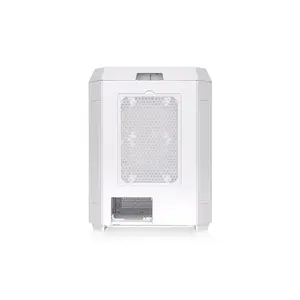 Thermaltake The Tower 600 Vertical Gaming Case White Edition, Panoramic Tempered Glass Design, High-Airflow Vertical Chassis, Premium Showcase Gaming PC Case
