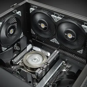 Thermaltake ToughFan 12 120mm High Static Pressure Case Fan Kit, Dual Fan Pack, Optimized Radiator Performance, Premium PC Cooling Solution