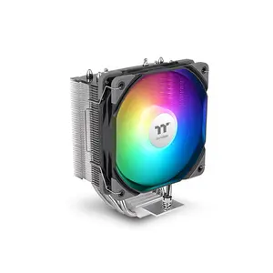 Thermaltake UX400 ARGB CPU Air Cooler Black Edition, Tower Heatsink Design, Addressable RGB Lighting Effects, High-Performance CPU Cooling Solution