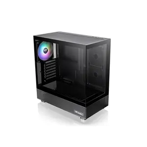Thermaltake View 270 TG ARGB V2 Gaming Case Black Edition, Panoramic Tempered Glass Chassis, ARGB Fan Equipped Design, Premium Showcase Gaming PC Case