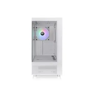 Thermaltake View 270 TG ARGB V2 Snow Gaming Case, Panoramic Tempered Glass Chassis, ARGB Fan Equipped Design, Premium Showcase Gaming PC Case
