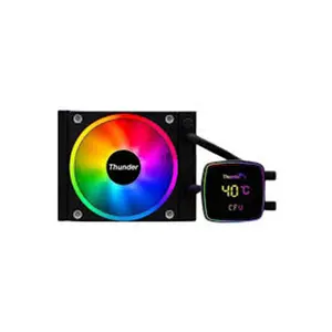 Thunder Arctic TRC-DG-120 I Black Liquid CPU Cooler, 120mm AIO Radiator, PWM ARGB Cooling Fan, All-in-One CPU Cooler