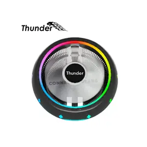 Thunder Piren TCC-117 RGB CPU Air Cooler, 90mm Rainbow LED Fan, 2200 RPM Cooling Fan, Intel & AMD CPU Cooler