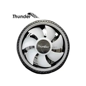 Thunder Piren TCC-117 RGB CPU Air Cooler, 90mm Rainbow LED Fan, 2200 RPM Cooling Fan, Intel & AMD CPU Cooler