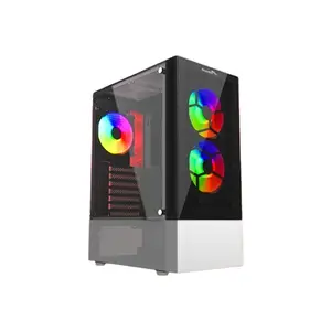 Thunder X Star TGC 621 Gaming Case, 3× ARGB Pre-Installed Fans, Tempered Glass Side Panel, ATX Mid-Tower Chassis, High-Airflow Gaming PC Case