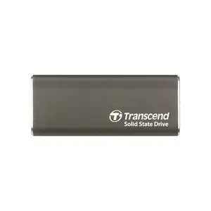 Transcend ESD265C 500GB Portable External SSD, USB 3.2 Gen 2x2 Type-C High-Speed Storage Drive, 1050MB/s Solid State External SSD