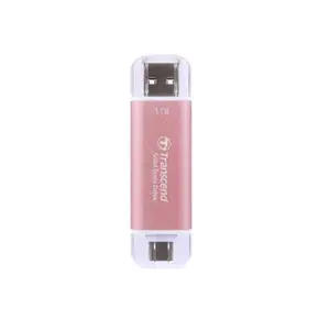 Transcend ESD310C Portable External SSD, USB 3.2 Gen 2 Type-A & Type-C Dual Connector Storage Drive, 1050MB/s High-Speed Solid State Drive