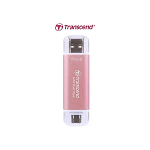 Transcend ESD310C Portable External SSD, USB 3.2 Gen 2 Type-A & Type-C Dual Connector Storage Drive, 1050MB/s High-Speed Solid State Drive