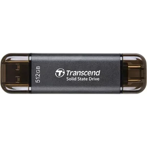 Transcend ESD310C Portable External SSD, USB 3.2 Gen 2 Type-A & Type-C Dual Connector Storage Drive, 1050MB/s High-Speed Solid State Drive
