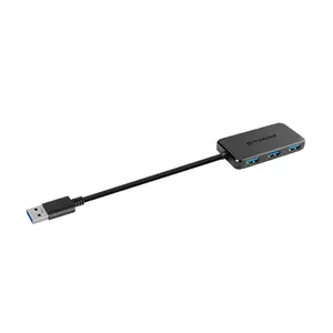 Transcend HUB2K 4-Port USB 3.1 Gen 1 Hub, SuperSpeed 5Gbps Data Transfer, USB Bus-Powered Design, Ultra-Slim Portable USB Expansion Hub
